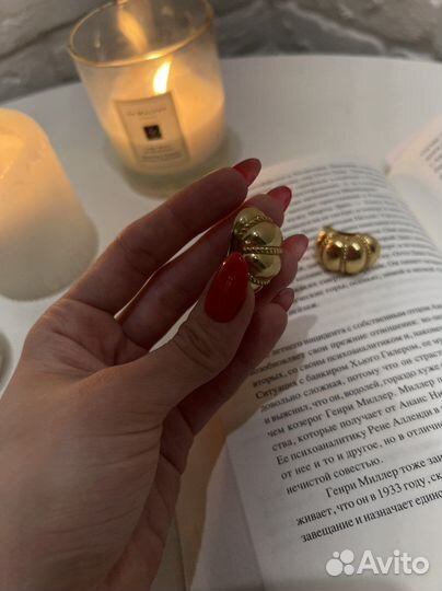 Клипсы винтаж Dior оригинал