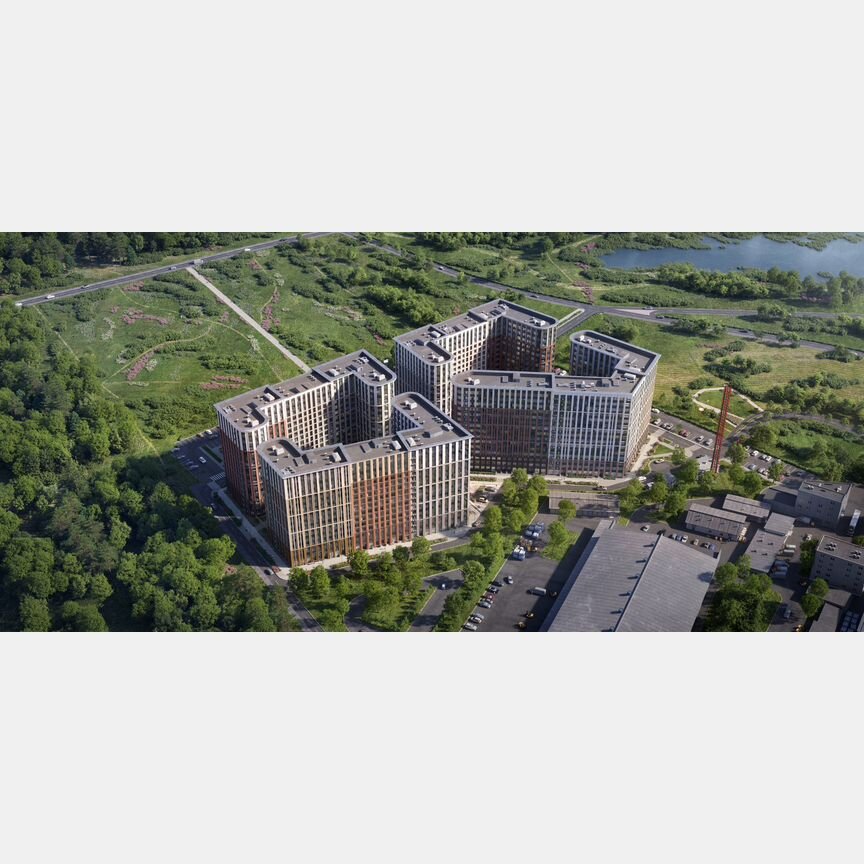 2-к. апартаменты, 62 м², 6/16 эт.