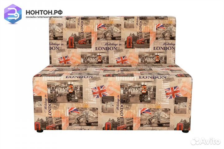 Диван еврокнижка Умка бежево-коричневый