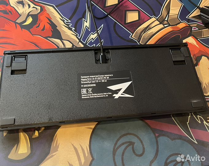 Игровая механическая клавиатура zet gaming