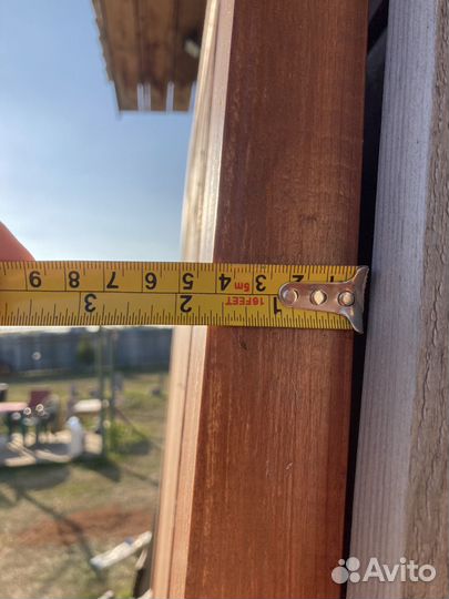 Дверь входная деревянная с коробкой