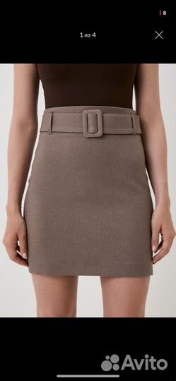 Kira plastinina юбка, 40/42 с высокой талией