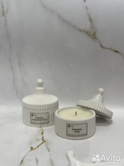 Свеча из соевого воска. Арома свеча