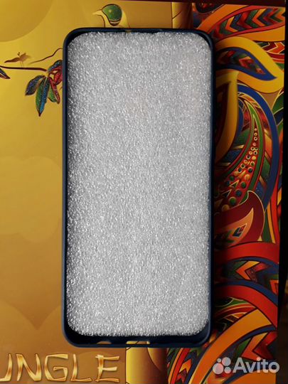 Новый чехол на honor 20s (силиконовый, синий)