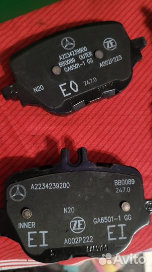 Тормозные колодки на Мерседес