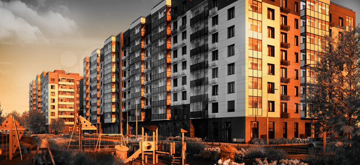 2-к. квартира, 57,1 м², 6/16 эт.