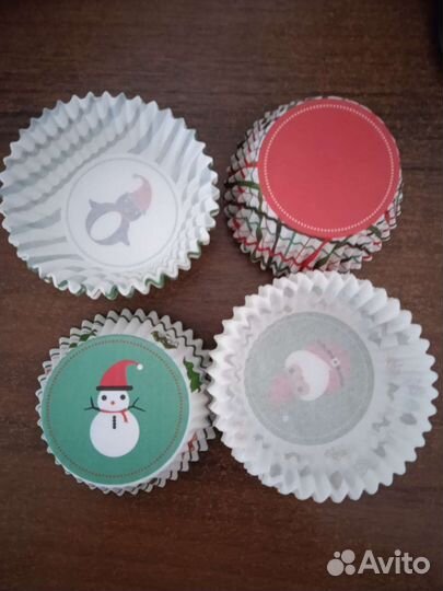 Бумажные формы для кексов-141 шт