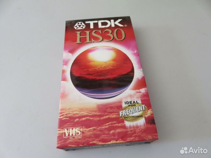 Видеокассеты новые VHS TDK HS30, Basf S-VHS SE180