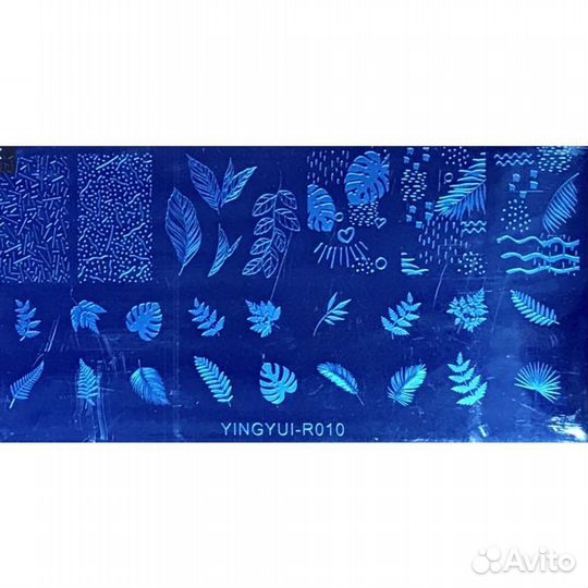 Пластины для стемпинга 6 *12 см