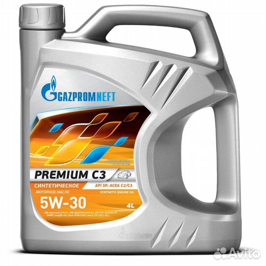 Масло моторное Gazpromneft Premium C3 5w30 4л