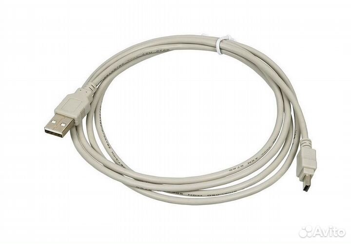 Кабель 30157 USB A(m) mini USB B (m) 1.8м серый