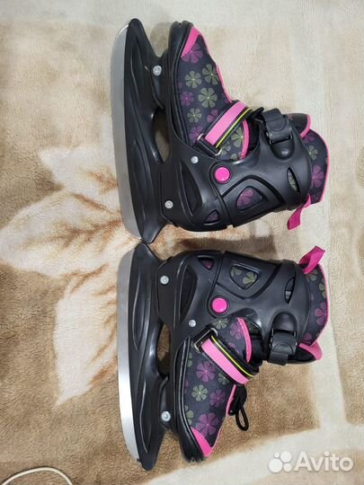 Коньки детские раздвижные 34 37