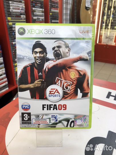 Диск xbox 360 FIFA 09