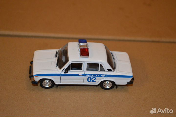 Масштабная модель ваз 2106 милиция