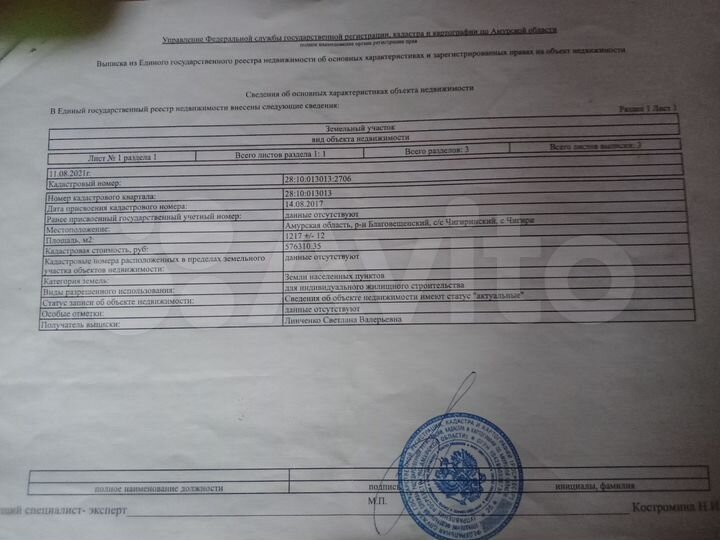 Участок 12,2 сот. (ИЖС)