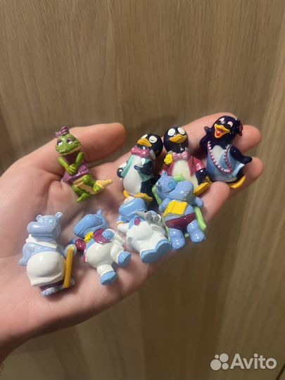 Киндер сюрприз 1992 год бегемотики