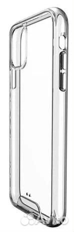 Чехол силиконовый усиленный для iPhone 11 прозрачн