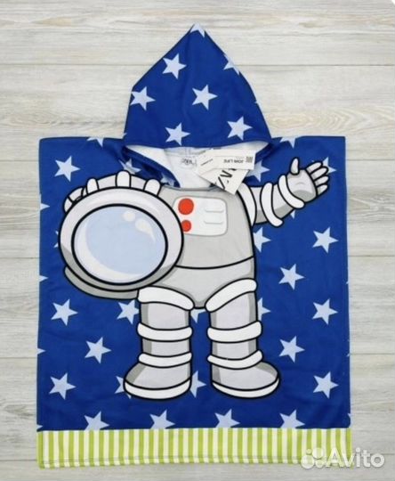 Полотенце пончо детское