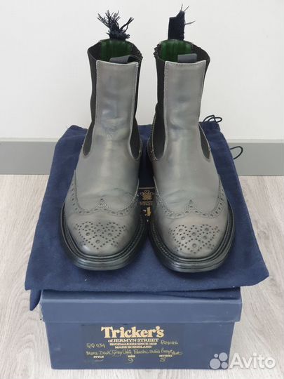 Tricker's эксклюзивные (MTO) челси. Made in UK