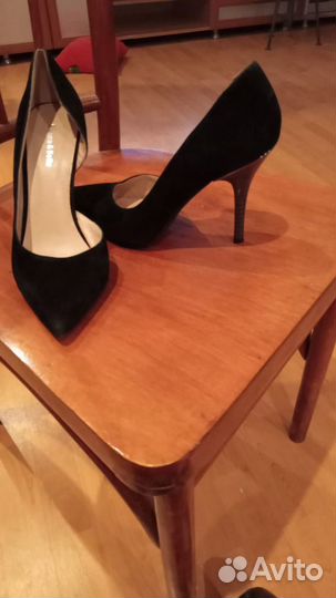 Туфли замшевые