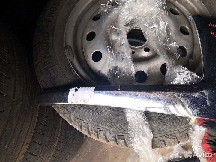 Накладка, хром бампера mitsubishi outlander 2016