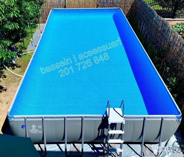 Каркасный бассейн 975x488x132