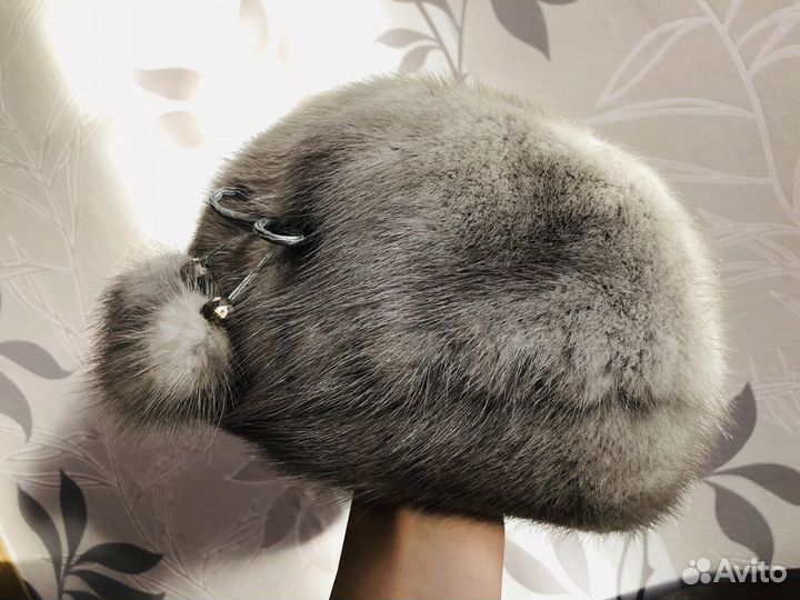 Шапка норковая женская