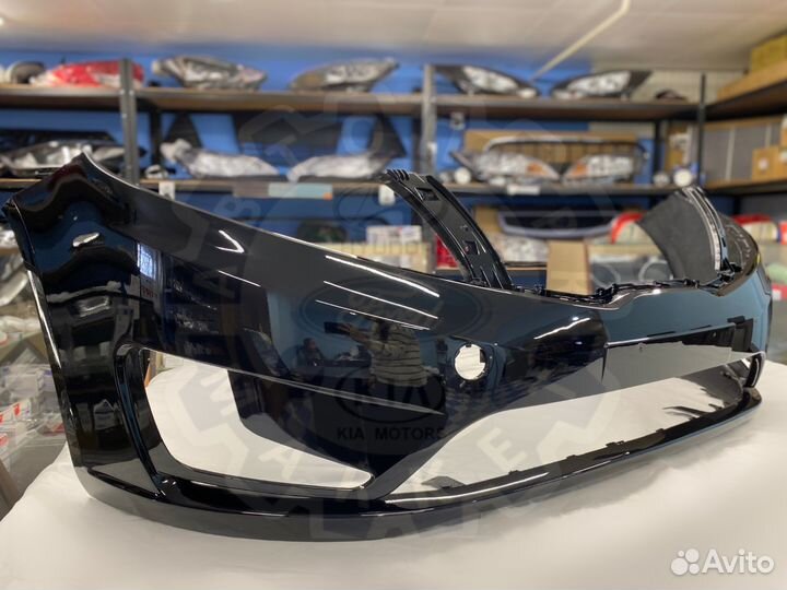 Бампер передний KIA Rio 3 Черный 11-15