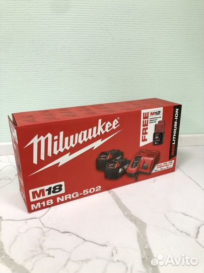 Аккумуляторы энергокомплект milwaukee M18 NRG-502