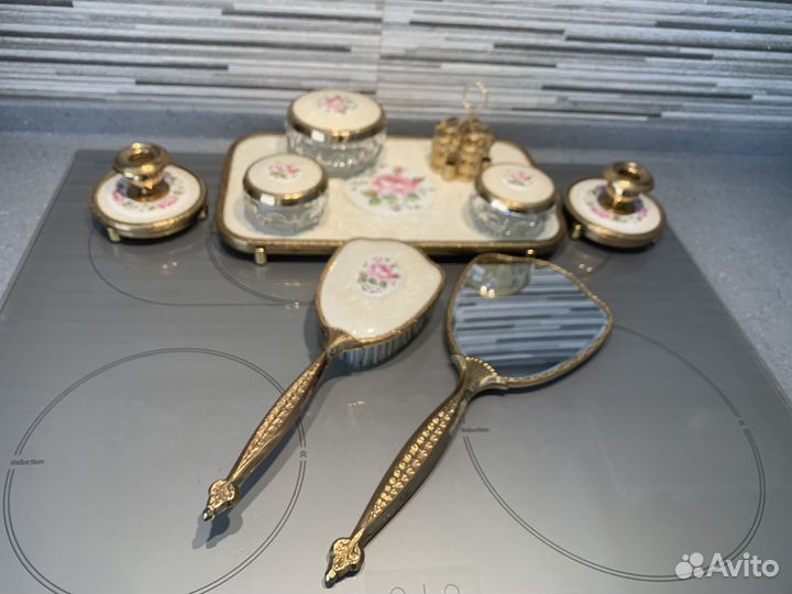Винтажный набор для туалетного столика. Англия,60г