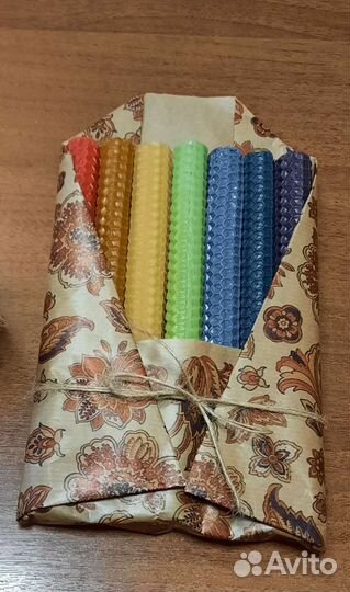 Свечи медовые из натуральной вощины