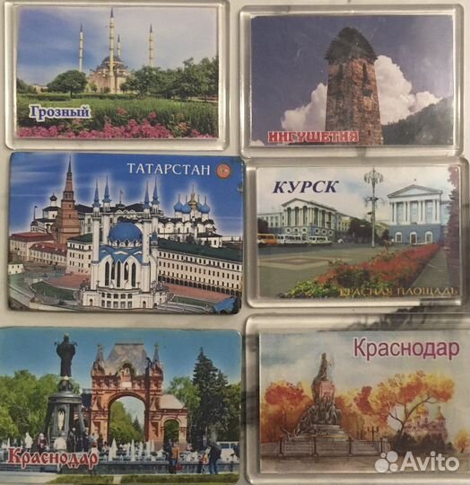 Магниты сувенирные на холодильник