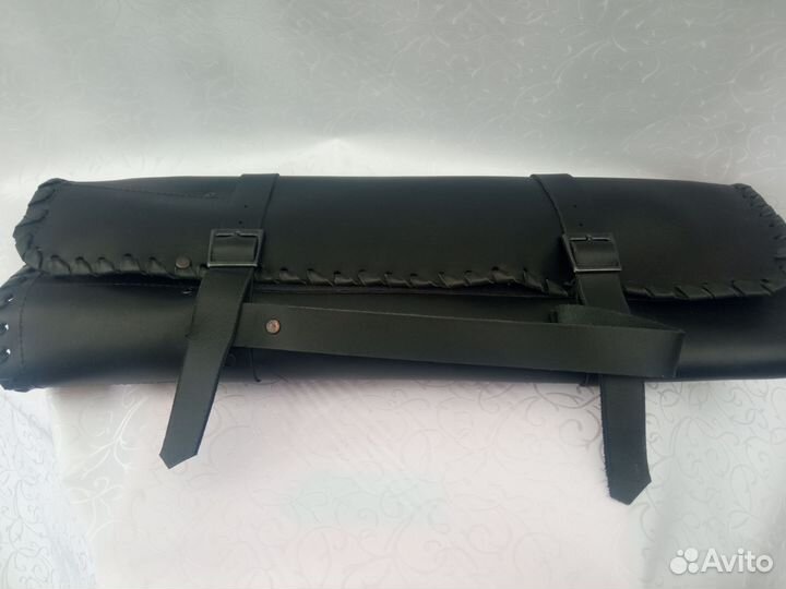 Набор ножей подарочный в кожаном чехле -сумке