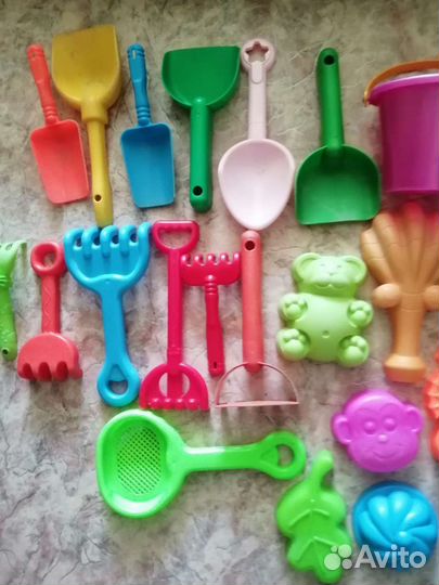 Цена за 44 шт. Игрушки для Песочницы