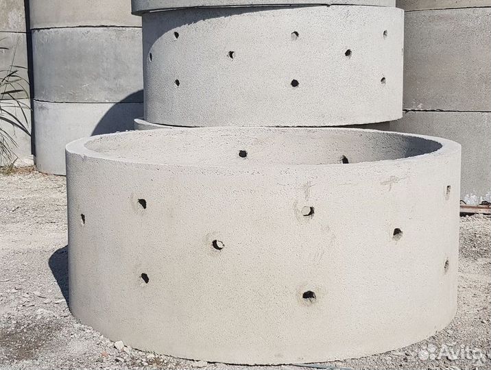 Кольца жби Бетонные для септика и водопровода