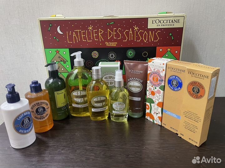 Loccitane миндальное масло для душа