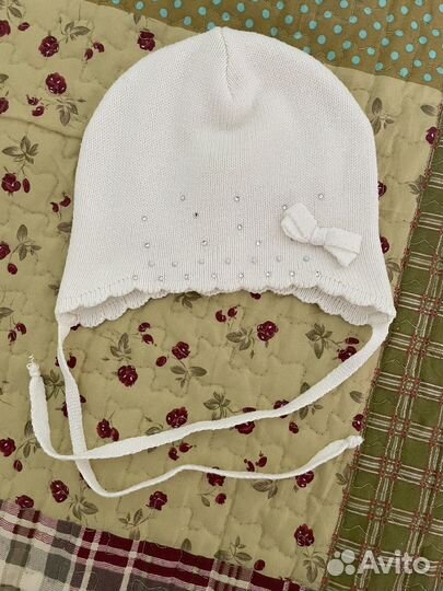 Шапочки осень-весна для девочки р.40-42