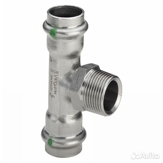 Тройник Viega Sanpress Inox нержавеющая сталь 18х3