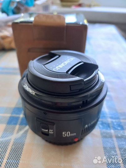 Объектив на canon yongnuo 50mm 1.8