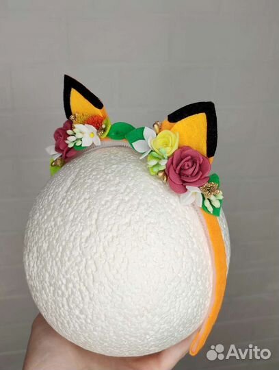 Ободок ушки Лисички