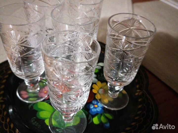 Стаканы для сока. Рюмки Два сапога пара