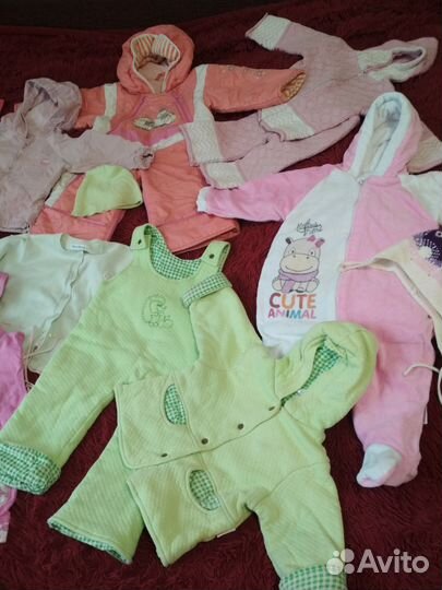 Вещи и обувь пакетом 74-80