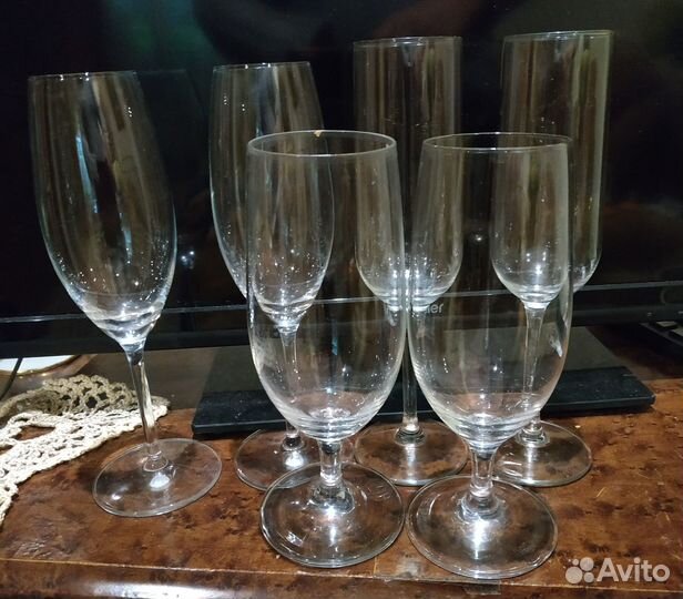 Бокалы, фужеры, стаканы, кружки наборы