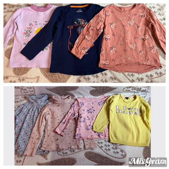 Вещи пакетом на девочку 92-110