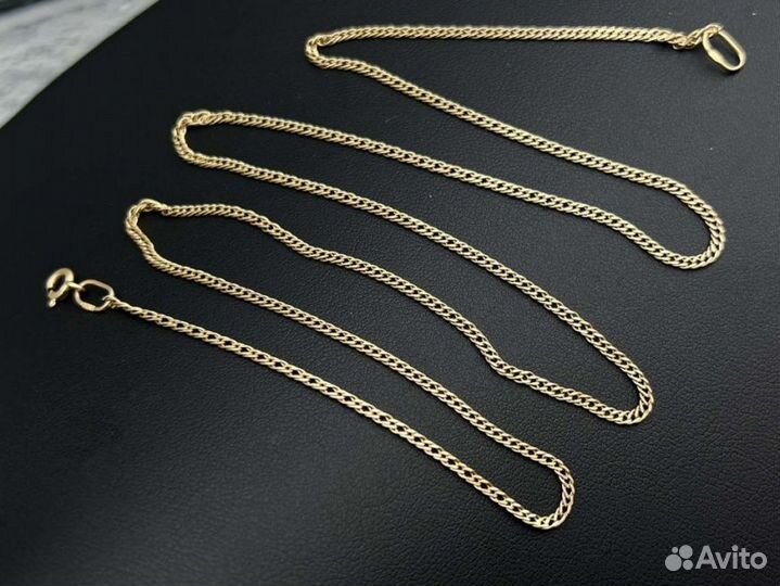 Золотая цепь 585 пробы массой 3.7 грамма (58см)