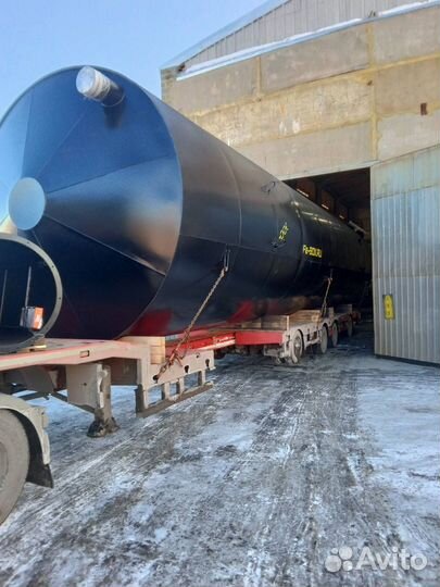 Резервуар горизонтальный стальной наземный 100 м3