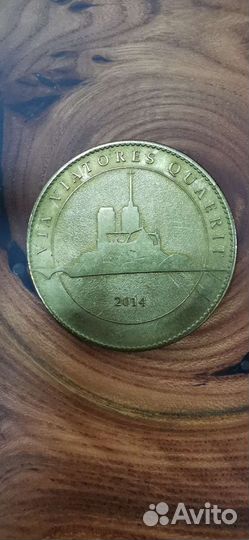 Монета Нотр-Дам-Де-Пари. Париж 2014 год