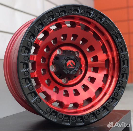 Диски Fuel Zephyr Red R17 5x127 Jeep Wrangler