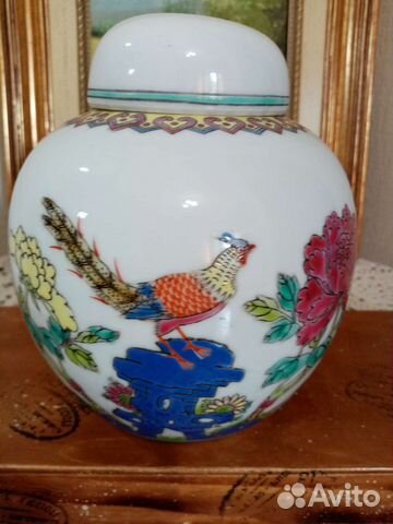 Ваза- чайница в китайском стиле. Винтаж