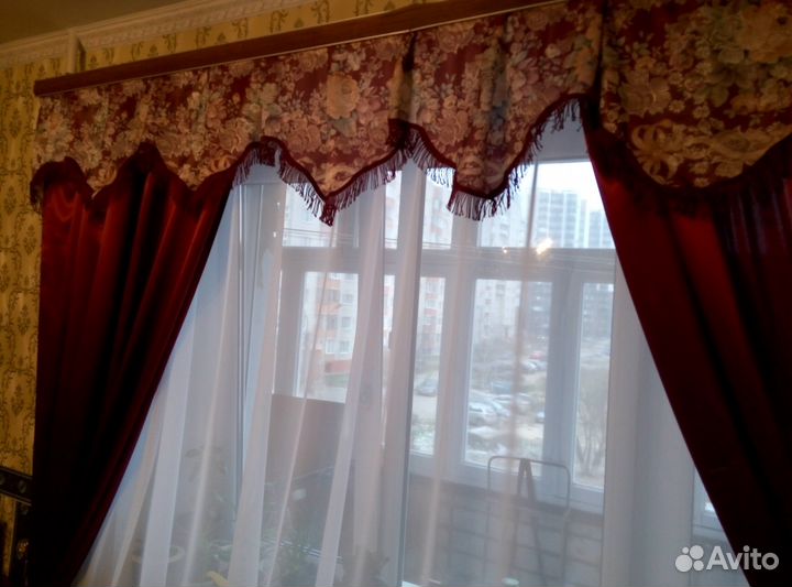 Шторы +ламбрекен